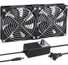 Gdstime Gran Flujo De Aire Ventiladores Duales De 120 Mm Dc 0