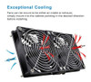 Gdstime Gran Flujo De Aire Ventiladores Duales De 120 Mm Dc 1