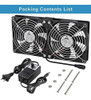 Gdstime Gran Flujo De Aire Ventiladores Duales De 120 Mm Dc 3
