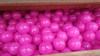 Bolinha Colorida Com 100 Unidade Roxa, Rosa, Azul E Branca 6
