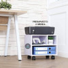 Mesa Mueble Auxiliar Impresora Oficina Ruedas Con Frenos 3