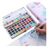 Tinta Básica De Aquarela Sólida De 90 Cores Conjunto Flash A 0