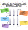 Jeringa Trago Shot Halloween - X6 Unid Cotillon 2