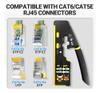 Alicate Crimpar Rj45 Vazado Rj11 Cat5 Cat6 Cat7 Profissional 5