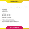 Toalha De Mesa Jornal Branco E Preto Retangular 6 Lugares 3