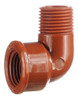 Codo Polipropileno Hembra-macho 1  Para Agua Pack X10 Unid 0