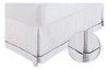 Saia Cama Box Queen Babado Ponto Palito Branco(160x200) Ort 0 Saia Cama Box Queen Babado Ponto Palito Branco(160x200) Ort 0