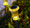 Farol Estaca Pincho Solar De Jardín Luz Led Cálida Volta X 6 3