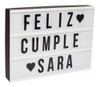 Cartel Pizarra Luminoso Led Con Letras Intercambiables 0