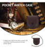 Relógio De Bolso, Estojo De Couro, Caixa De Relógio, Bolsa D 5