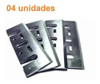 04 Unidades: Faca | Lâmina 82mm Para Makita 1900b 1