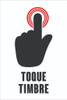 Cartel Pvc Toque Timbre 1