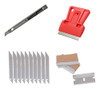 Scraper Plastico + Cutter Profesional 9mm + Repuestos 0