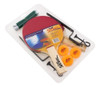 Kit Ping Pong Tênis De Mesa Com 2 Raquetes Bolinhas Rede 3