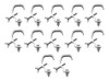 Kit 12 Unidades Garra Clamp Gancho Iluminação 2 Pol. Q30 0