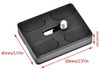 Placa De Liberacion Rapida De Aluminio Para Tripode | Negro 1