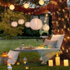 Balão Japones Papel Decoração Jardim Lustre 3 Balão Japones Papel Decoração Jardim Lustre 3