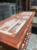 Mesa De Arrime Madera Maciza Reciclada Vintage Rústica Deco 1