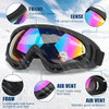 Dapaser 4 Pack Ski Goggles, Winter Sport Goggles 1