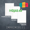 Kit Hojas A5 Rayadas Cuadriculadas Bullet Imprimibles 2