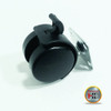 Rueda Plastica Muebles 40mm Giratorias Con Freno 10kg 2