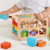 Brinquedos De Classificação De Formas De Caixa Sensorial, 5