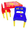 Mesa / Mesinha Infantil 2 Cadeiras Plástica Educativo Tritec 0