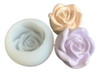 Molde De Silicona 3d Jabones Velas Resina Reposteria Rosa 0
