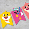 Kit Imprimible Cumple Baby Shark Banderines Bebé Tiburón 3 Kit Imprimible Cumple Baby Shark Banderines Bebé Tiburón 3