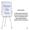 Cavalete Flip Chart Magnético Liquido Limpeza Folha Sulfite 3