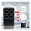 Control Remoto 4 Botones Rf-433 Rojo 1