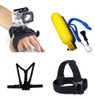Kit Gopro Suporte Peito Cabeça Bastão Flutuante Luva Ventosa 1