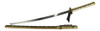 Espada Katana Dourada Mikazuki Munechika Oriental Decoração 3