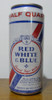 Lata Red White And Blue 473ml Eeuu Vacía 2