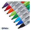 Marcadores Gruesos Sharpie Chisel X8 Febo 2