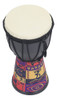 Tambor De Percussão Manual Com Design Pintado Africano De 4 1