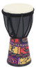 Tambor De Percussão Manual Com Design Pintado Africano De 4 6