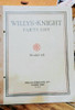 Catalogo Original Willys-knight 65 Automobilia 0