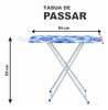 Tábua De Passar Brm Luxo Aço Coelho 2