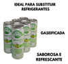 Água Saborizada Acquissima Maça Verde 310ml Zero Açucar 24un 2