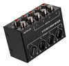 Mini Mixer De Áudio Estéreo Com Entradas Rca De 4 Canais Sep 0