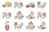 33 Matrices P/ Maquina Bordar Snoopy 0