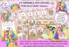 Kit Imprimible Princesas Disney Modelo 1 100% Editable 1