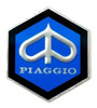 Insignia Piaggio Hexagonal 31 Mm. P200e- P150x. Adhesivo. Mc 0