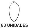 Extensor Corda Elastica Gancho Duplo 35cm Cinza - 80un 1