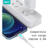 Zeqi Cargador De Pared 2.4a (con Una Salida Usb + Cable Micr 2