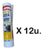 Silicona Neutra Fischer Premium -  Negro - 12 Cartuchos - 1 Silicona Neutra Fischer Premium -  Negro - 12 Cartuchos - 1