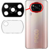 Lens Vidrio Repuesto Cámara Para Xiaomi Poco X3 + Protector 0
