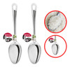2 Colher Para Pegar Servir Arroz Aço Inox Utensilio Cozinha 0