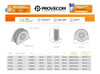 Set X2 Ruedas Con Placa P/ Porton Corredizo 100mm | Ducasse 1